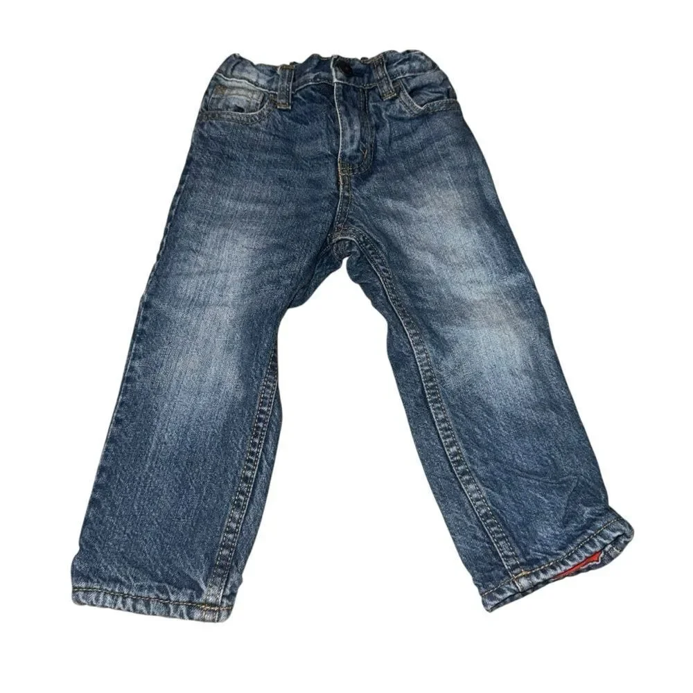 OshKosh B'gosh Fleece Thermal Lined Blue Jeans
